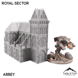 Tabletop Terrain Building Abbey Royal Sector 8mm Scale Building Pack