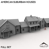Tabletop Terrain Building American Suburban Houses
