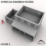 Tabletop Terrain Building American Suburban Houses