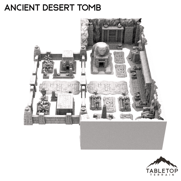 Tabletop Terrain Building Ancient Desert Tomb