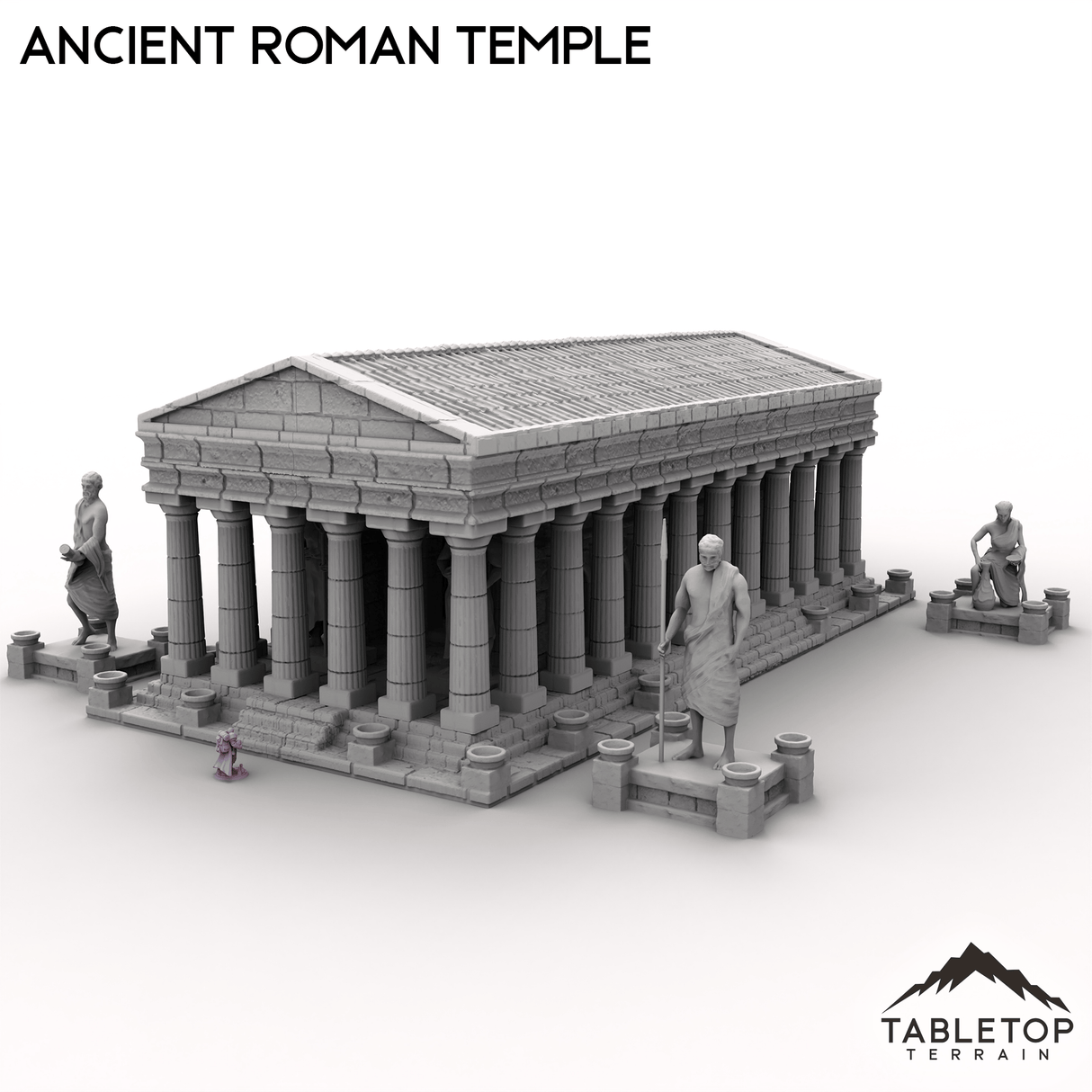 Tabletop Terrain Building Ancient Roman Temple