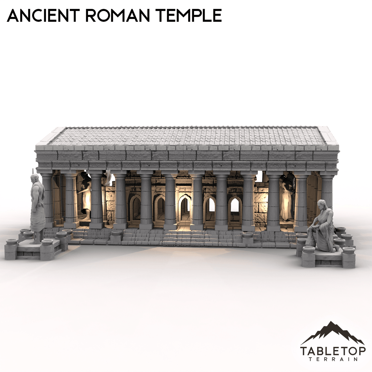 Tabletop Terrain Building Ancient Roman Temple