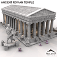 Tabletop Terrain Building Ancient Roman Temple