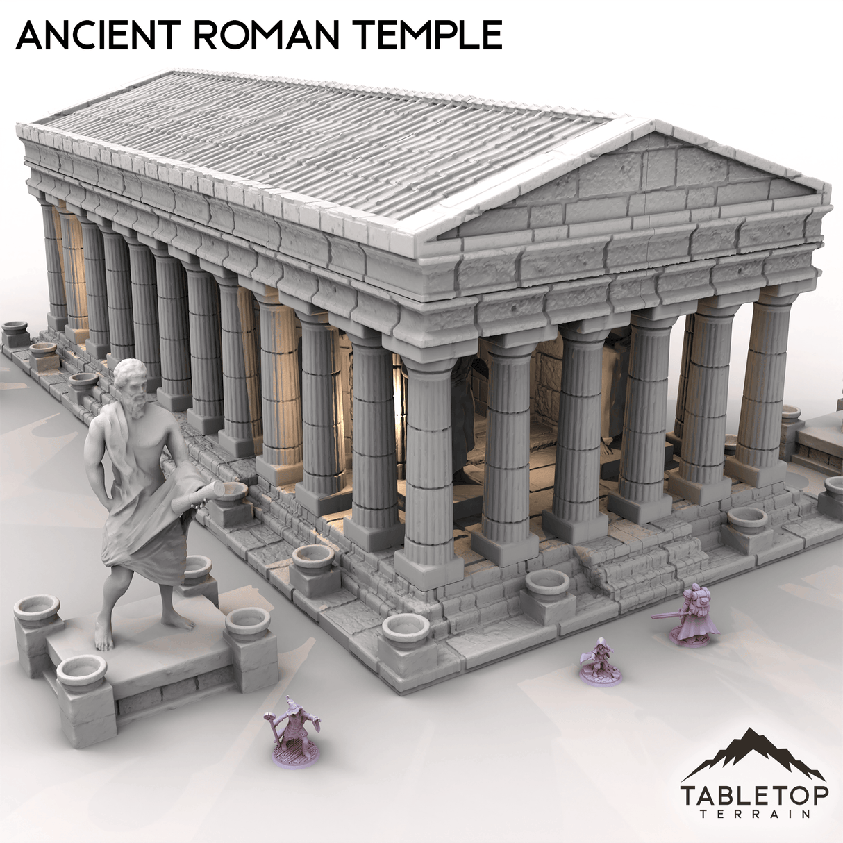 Tabletop Terrain Building Ancient Roman Temple