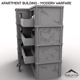 Tabletop Terrain Building Apartment Building - Modern Warfare