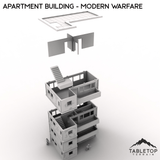 Tabletop Terrain Building Apartment Building - Modern Warfare