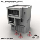 Tabletop Terrain Building Apartments / 32mm Arab Urban Buildings