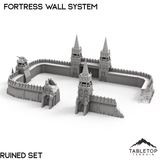 Tabletop Terrain Building Apocalypse Fortress Wall System