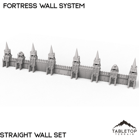 Tabletop Terrain Building Apocalypse Fortress Wall System