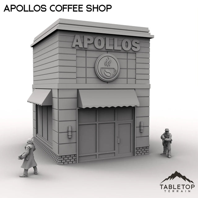 Tabletop Terrain Building Apollos Coffee Shop