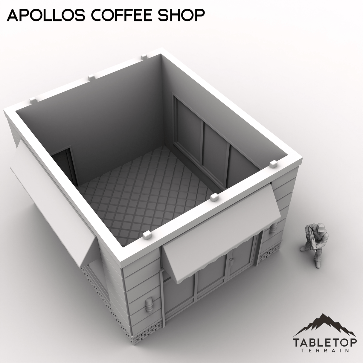 Tabletop Terrain Building Apollos Coffee Shop