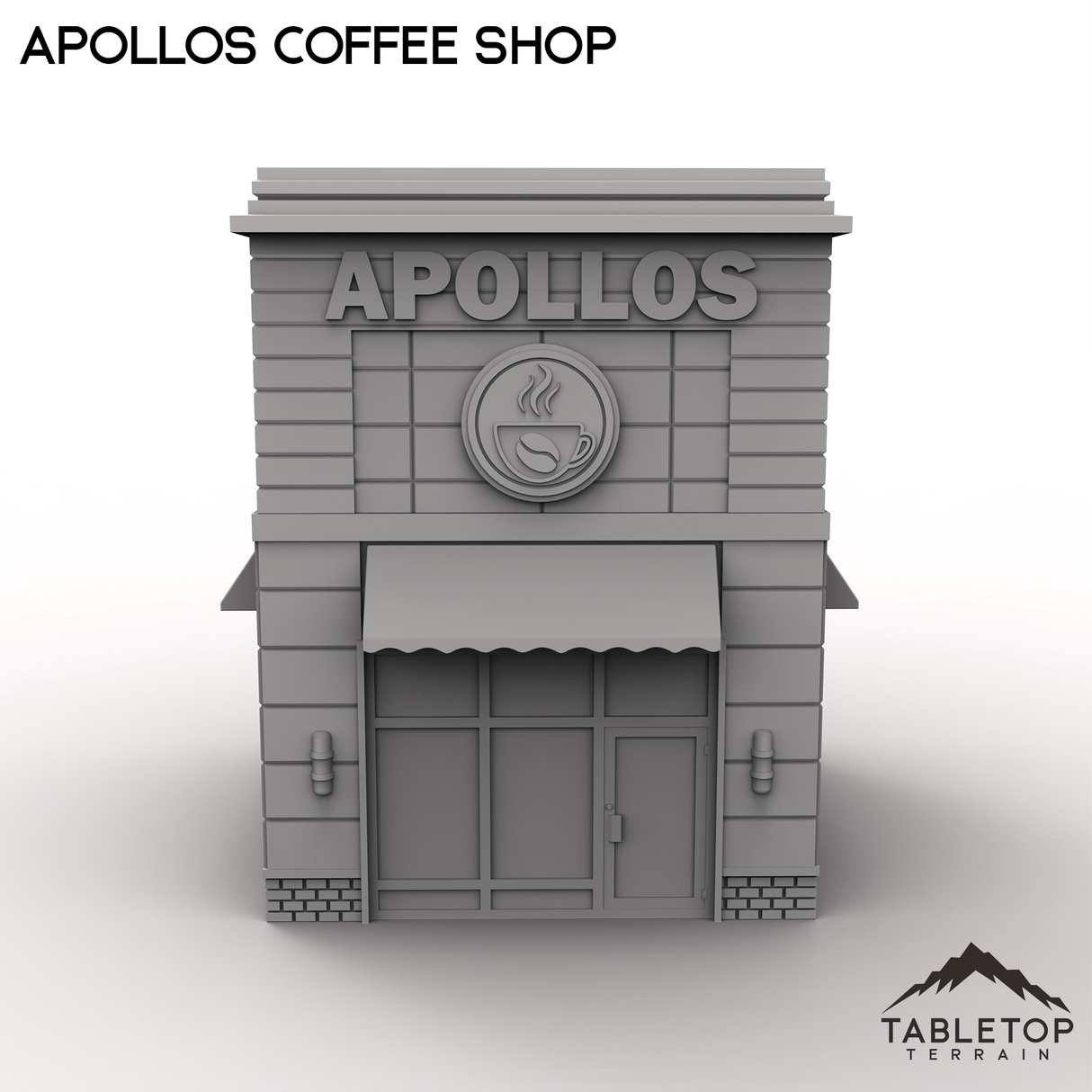 Tabletop Terrain Building Apollos Coffee Shop