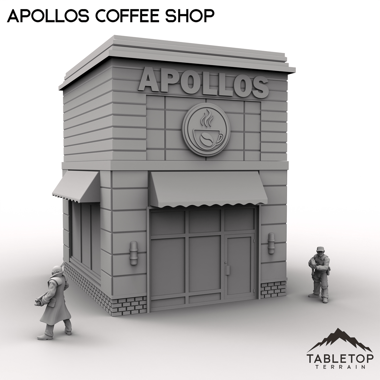 Tabletop Terrain Building Apollos Coffee Shop