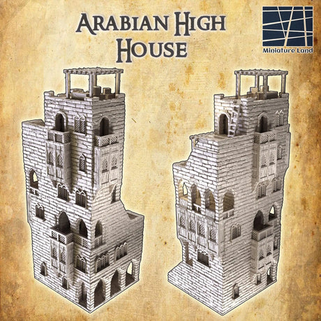 Tabletop Terrain Building Arabian High House