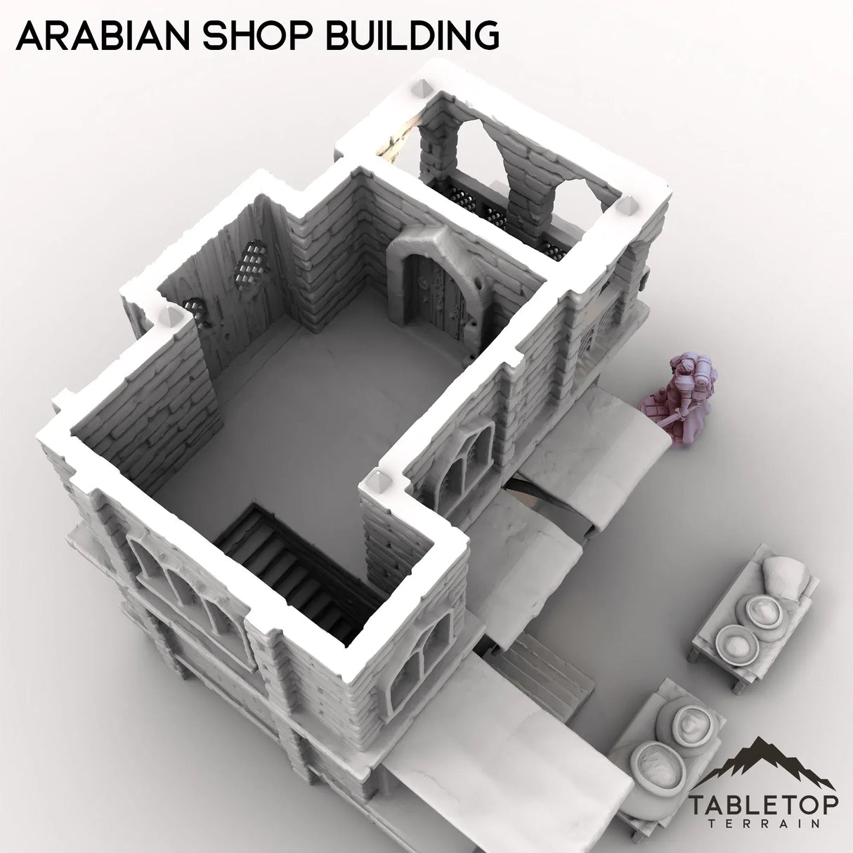 Tabletop Terrain Building Arabian Shop Building