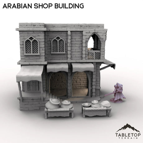 Tabletop Terrain Building Arabian Shop Building