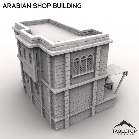 Tabletop Terrain Building Arabian Shop Building