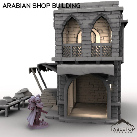 Tabletop Terrain Building Arabian Shop Building