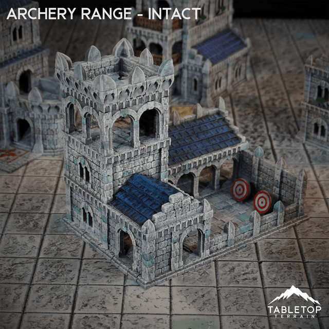 Tabletop Terrain Building Archery Range - Kingdom of Tor Ithilas