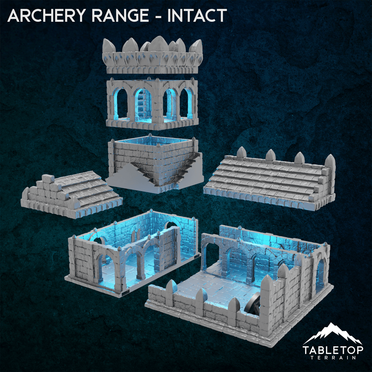 Tabletop Terrain Building Archery Range - Kingdom of Tor Ithilas