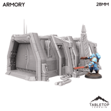 Tabletop Terrain Building Armory - Chapters Headquarter