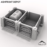 Tabletop Terrain Building Ashfront Depot