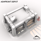 Tabletop Terrain Building Ashfront Depot