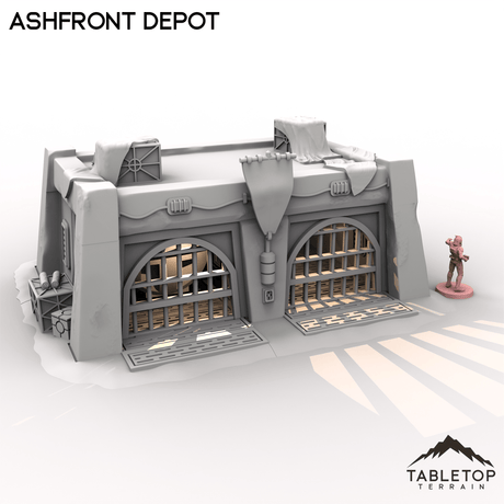 Tabletop Terrain Building Ashfront Depot