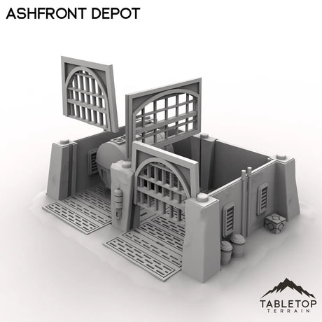 Tabletop Terrain Building Ashfront Depot