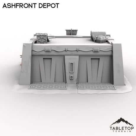 Tabletop Terrain Building Ashfront Depot