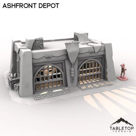 Tabletop Terrain Building Ashfront Depot