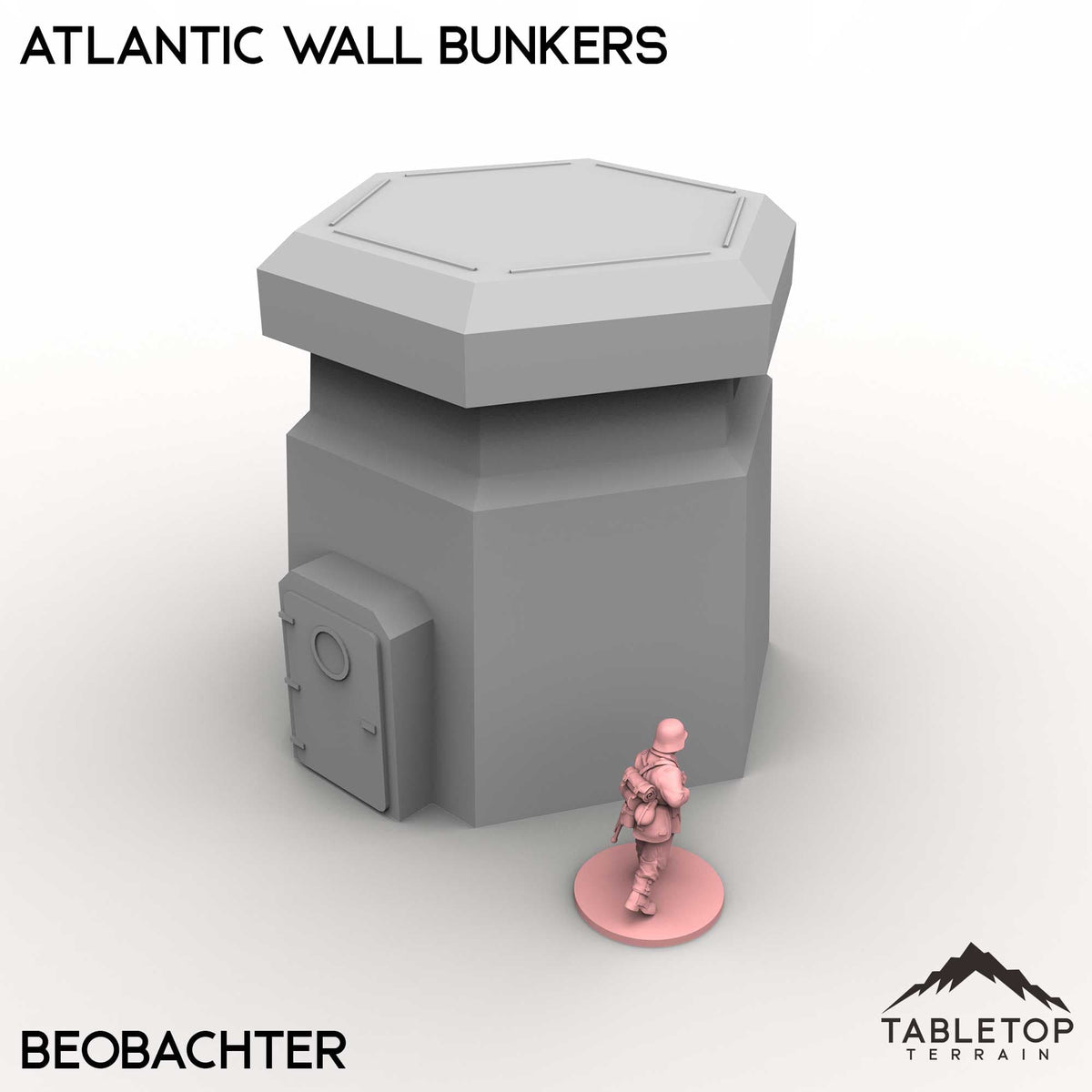Tabletop Terrain Building Atlantic Wall Bunkers