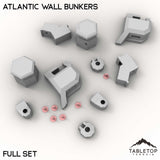 Tabletop Terrain Building Atlantic Wall Bunkers