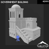 Tabletop Terrain Building Atreus Settlement Government Building - Star Wars Legion Shatterpoint Building