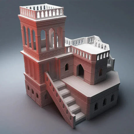 Tabletop Terrain Building Atreus Settlement Government Building - Star Wars Legion Shatterpoint Building
