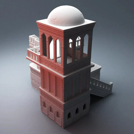 Tabletop Terrain Building Atreus Settlement Government Building - Star Wars Legion Shatterpoint Building