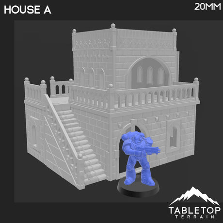 Tabletop Terrain Building Atreus Settlement House A - Star Wars Legion Shatterpoint Building