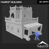 Tabletop Terrain Building Atreus Settlement Market Building - Star Wars Legion Shatterpoint Building