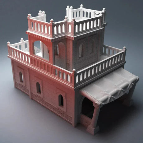 Tabletop Terrain Building Atreus Settlement Market Building - Star Wars Legion Shatterpoint Building