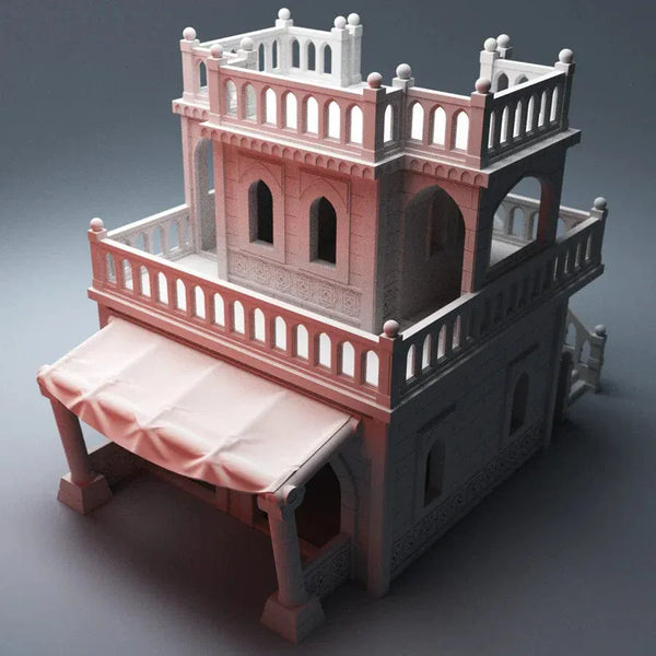 Tabletop Terrain Building Atreus Settlement Market Building - Star Wars Legion Shatterpoint Building