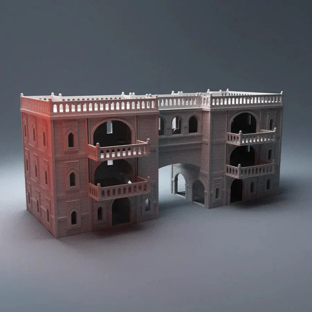 Tabletop Terrain Building Atreus Settlement Noble's House - Star Wars Legion Shatterpoint Building