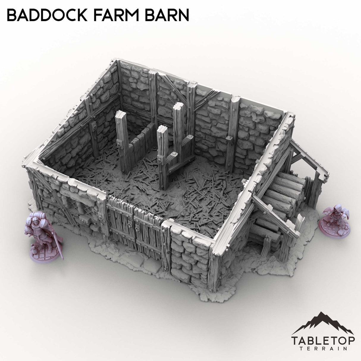 Tabletop Terrain Building Baddock Farm Barn