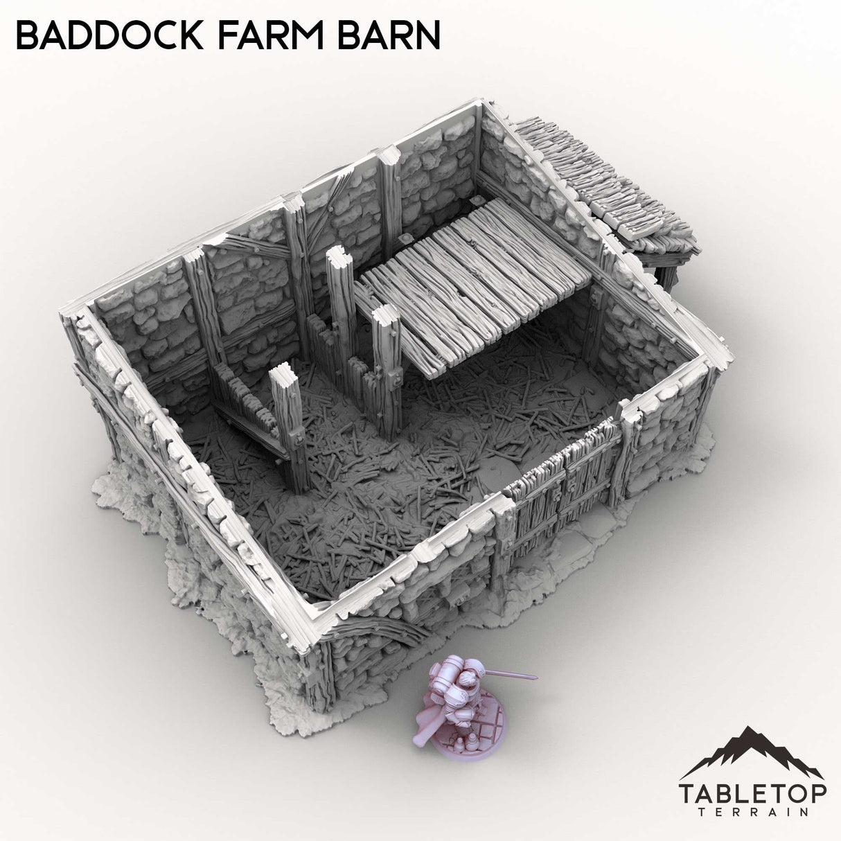 Tabletop Terrain Building Baddock Farm Barn