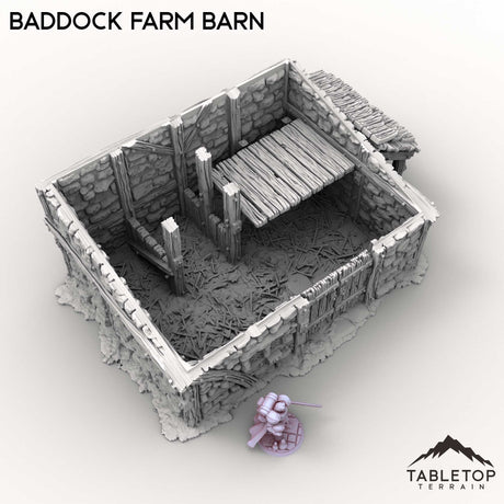 Tabletop Terrain Building Baddock Farm Barn