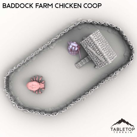 Tabletop Terrain Building Baddock Farm Chicken Coop