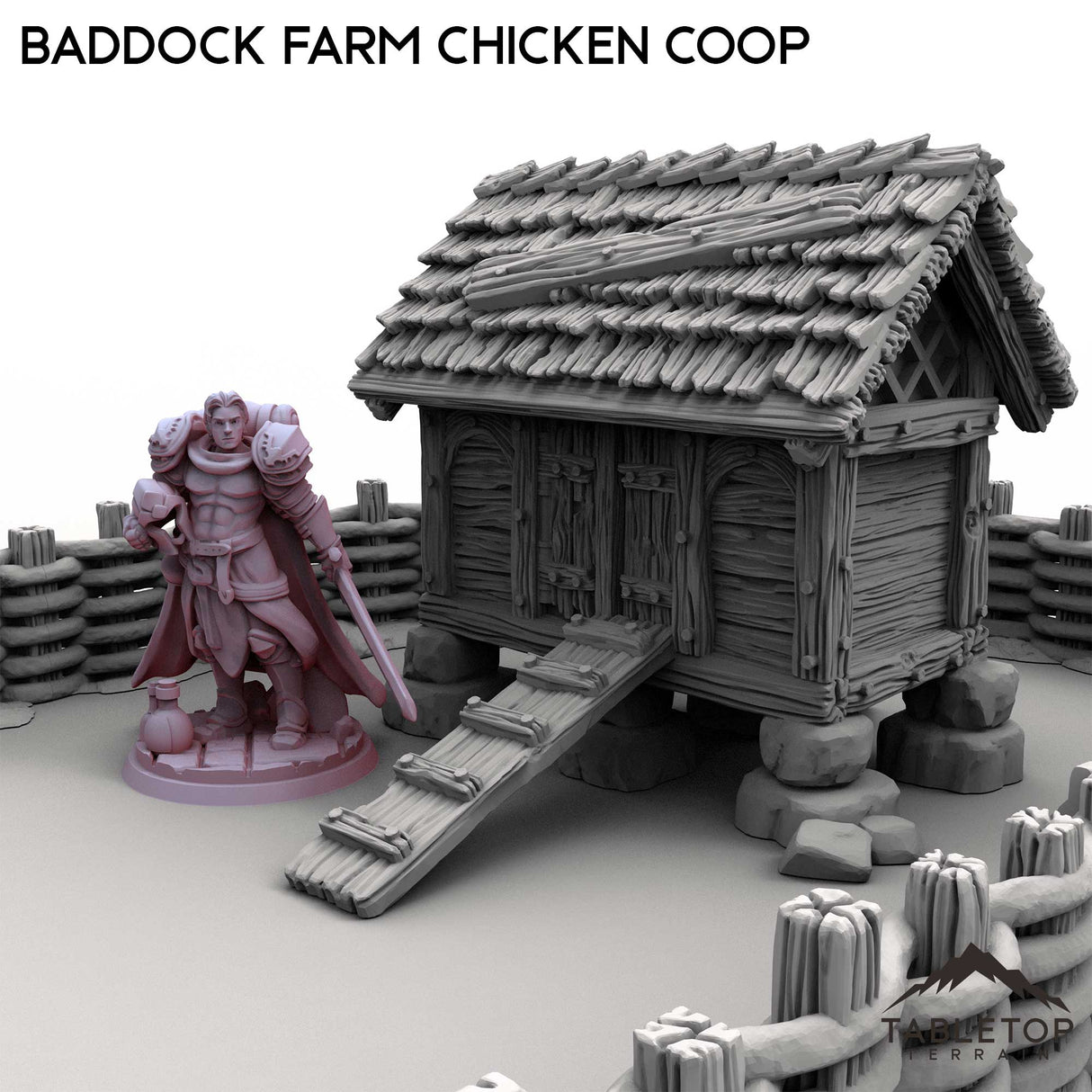 Tabletop Terrain Building Baddock Farm Chicken Coop