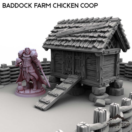 Tabletop Terrain Building Baddock Farm Chicken Coop