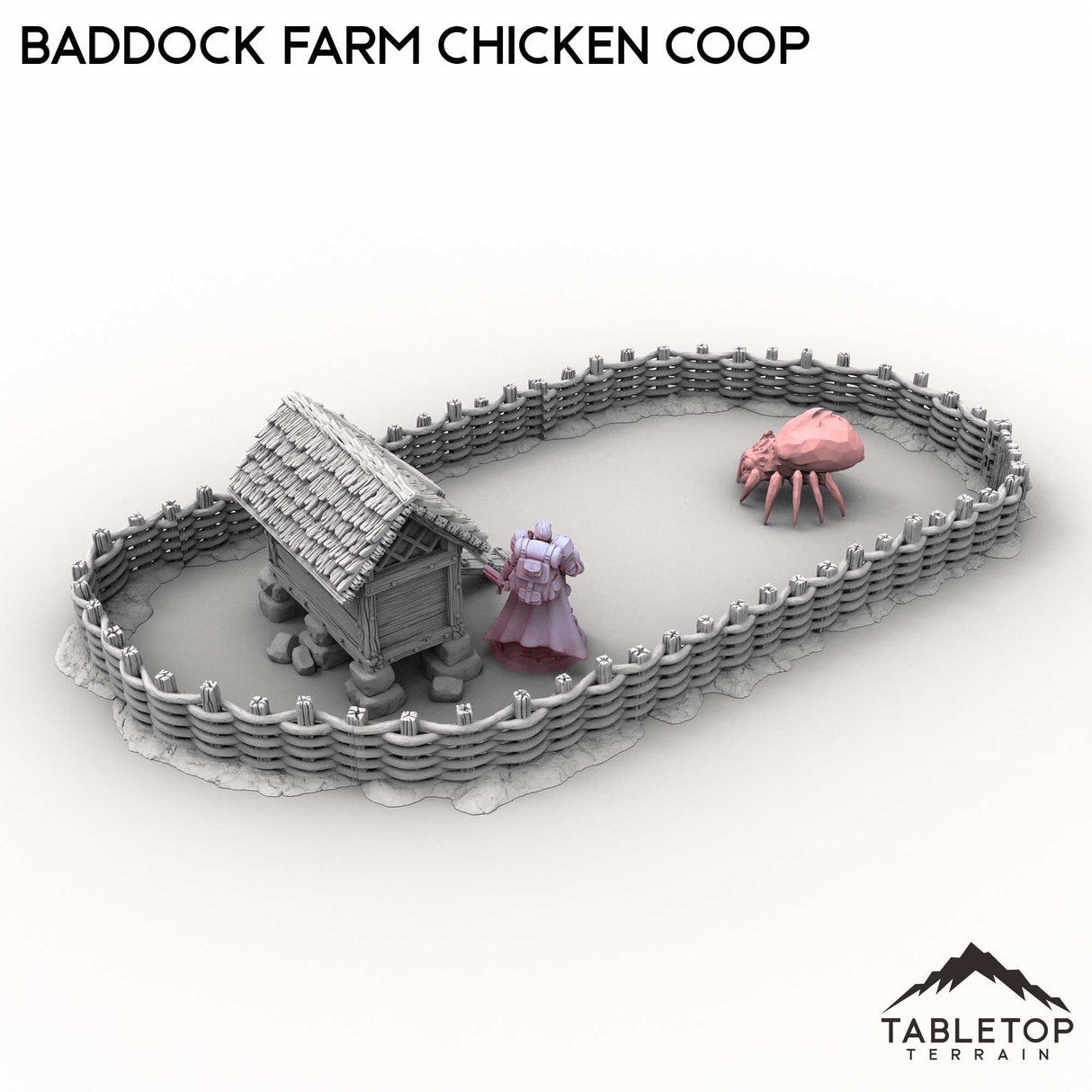 Tabletop Terrain Building Baddock Farm Chicken Coop