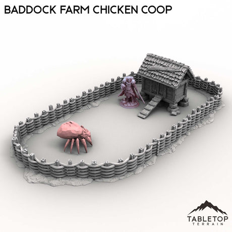 Tabletop Terrain Building Baddock Farm Chicken Coop