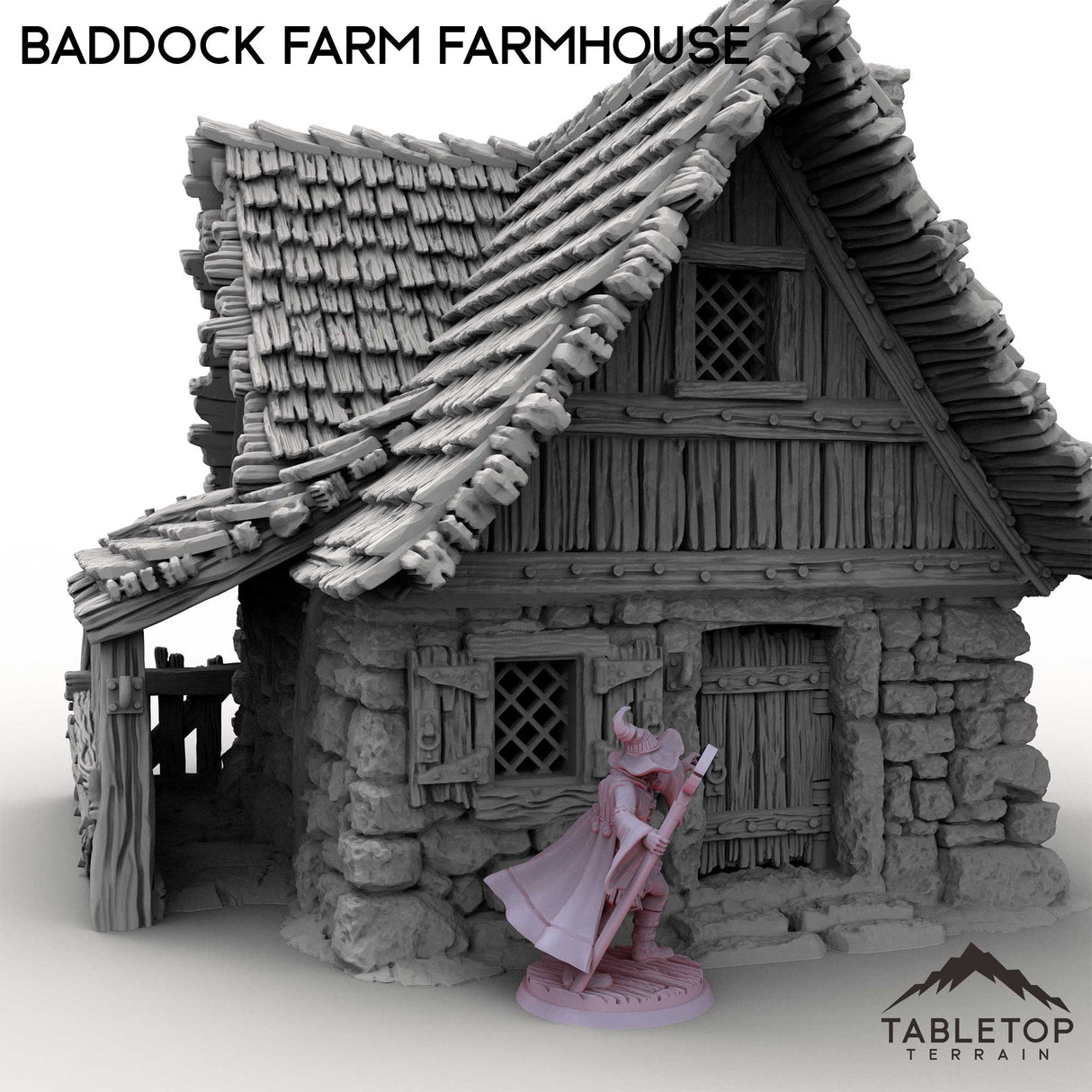 Tabletop Terrain Building Baddock Farm Farmhouse